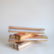 Mini Reclaimed Cigar Box Books. By Sprouts Press http://etsy.me/1clDBkx