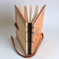 Hand Bound Cigar Box Journal. By Sprouts Press http://etsy.me/1fSqcBx