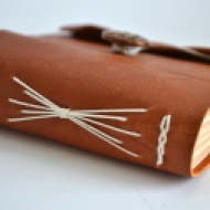 Little Brown Leather Journal. By Sprouts Press http://etsy.me/1hnlQFU
